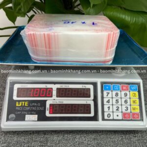 Quy cách đóng gói túi zip chỉ đỏ