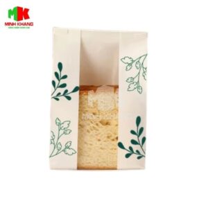 Túi Giấy Đựng Bánh Có Cửa Sổ Giữa