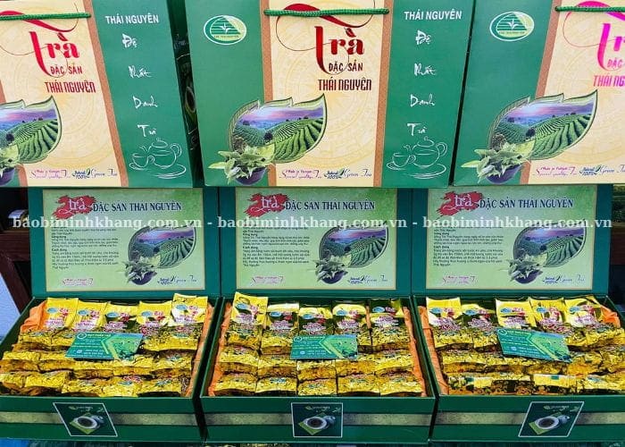 Bao bì hộp trà in ấn sang trọng