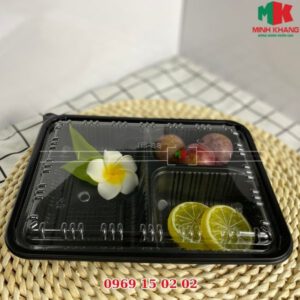 hộp cơm nhựa 3 ngăn