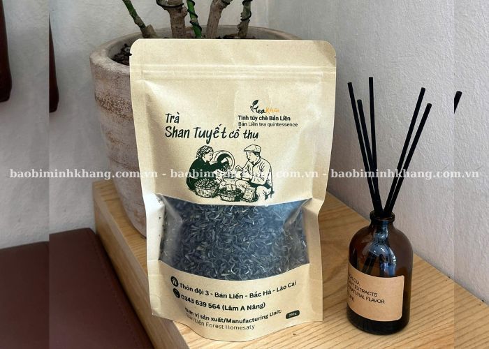 Túi đựng trà kraft có cửa sổ