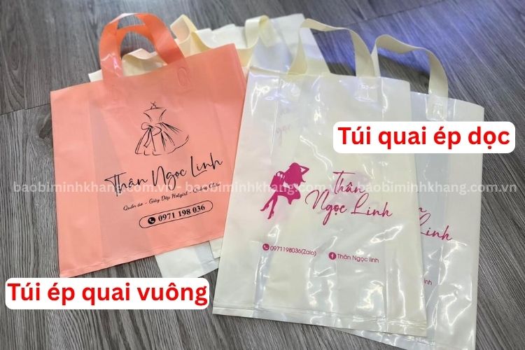 Túi ép quai vuông và túi ép quai dọc