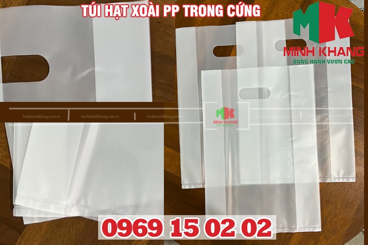 Túi hạt xoài PP trong cứng