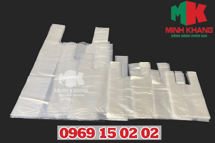 Túi xốp Zin trơn hai quai 