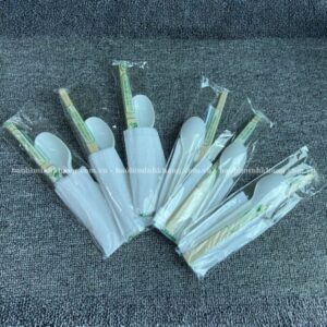 Combo đũa muỗng đóng gói sạch sẽ