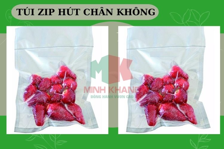 TÚI ZIP BẠC HÚT CHÂN KHÔNG