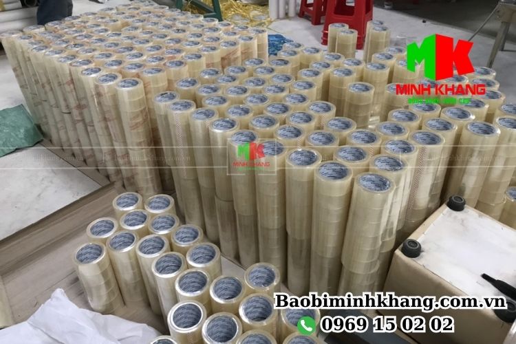 Xưởng sản xuấtc cuộn băng keo trong suốt usa