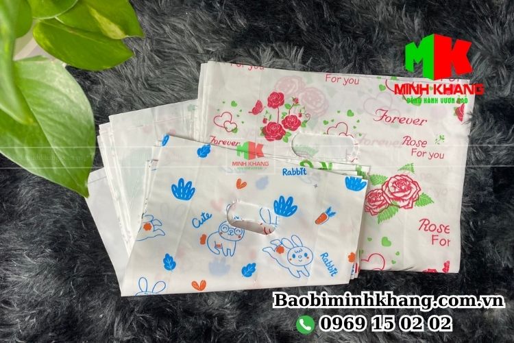 Túi xoài in hình dùng rất tiện lợi
