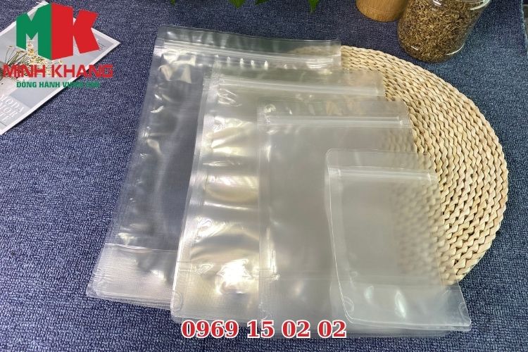 Túi zip trong suốt