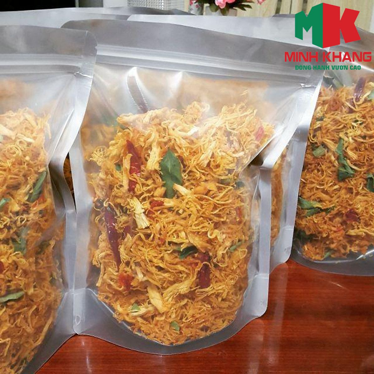 Túi zip bạc đựng khô gà