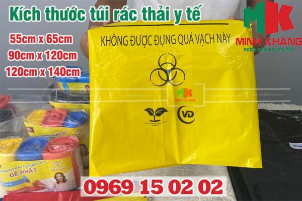 Các Kích Thước Túi Rác Thông Dụng Hiện Nay Trên Thị trường