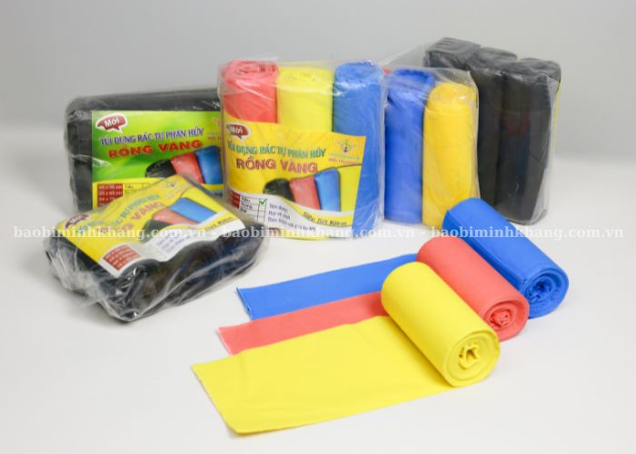 Mẫu túi rác size nhỏ Rồng Vàng tại Minh Khang