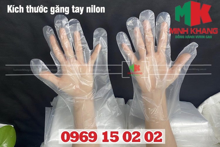 Găng tay được phân loại theo kích thước