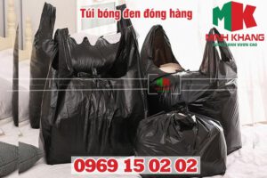 túi bóng đen đóng hàng