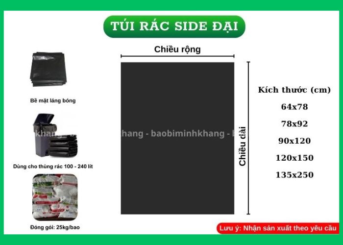 Túi rác size đại tại Minh Khang
