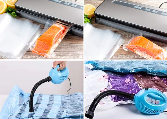 Bạn có thể sử dụng túi hút chân không với máy hút mini