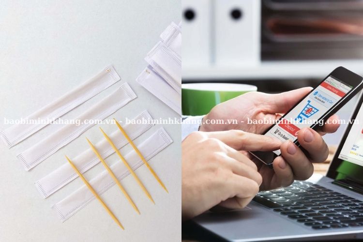 Bạn có thể xem đánh giá từ khách hàng cũ khi mua tăm tre tại sàn thương mại