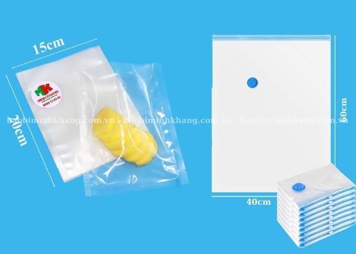 Bạn nên chọn đúng kích thước túi hút chân không để bảo quản sản phẩm tốt hơn