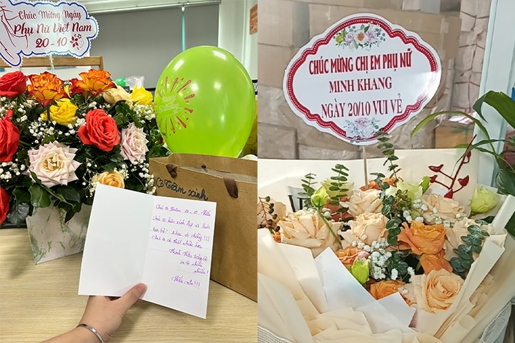 Công ty bao bì Minh Khang chào mừng ngày Phụ nữ Việt Nam
