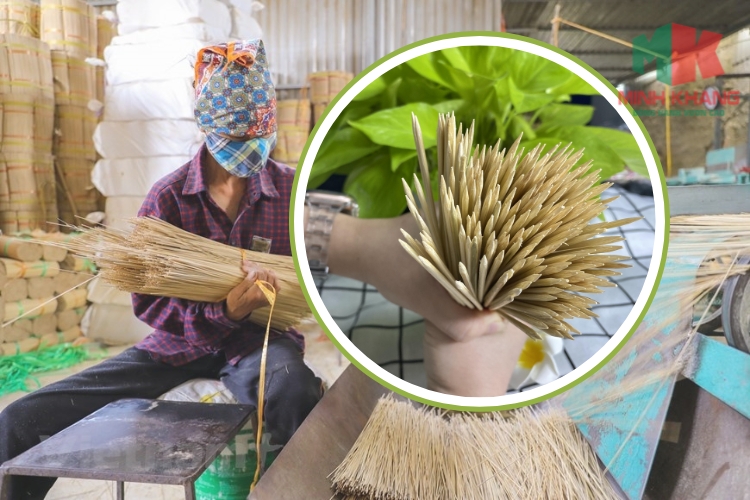 Sản xuất que xiên tre