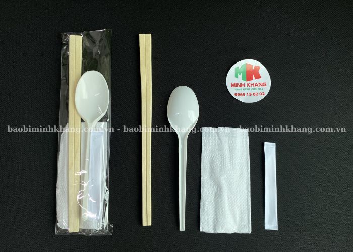 Bao Bì Minh Khang cung cấp combo đũa muỗng chất lượng cao