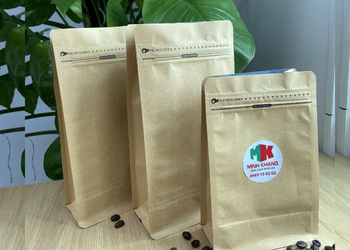 Túi zip giấy 8 cạnh
