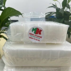 Quy cách đóng gói túi zip chỉ trắng tại Minh Khang