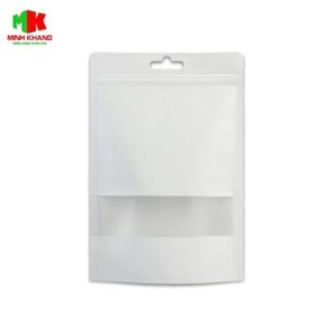Túi zipper trắng