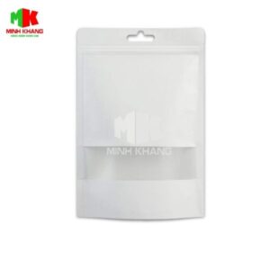 Túi zipper trắng