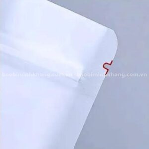 Túi zipper trắng