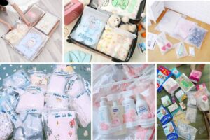 Túi zip đựng đồ sơ sinh tiện lợi cho mẹ và bé