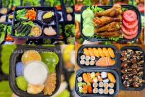 Chọn hộp nhựa đế đen phù hợp với loại thức ăn