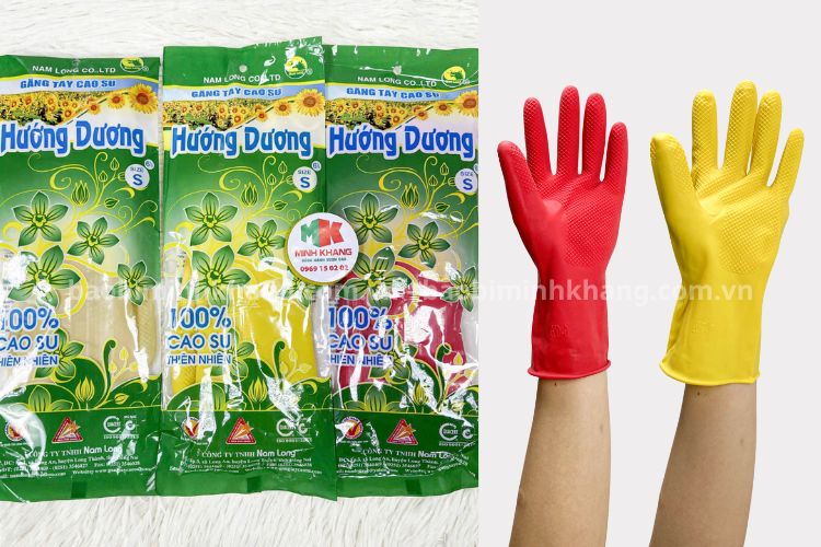 Găng tay cao su Hướng Dương