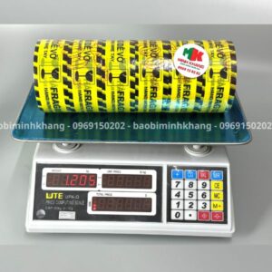 Quy cách đóng gói và cân nặng băng keo hàng dễ vỡ