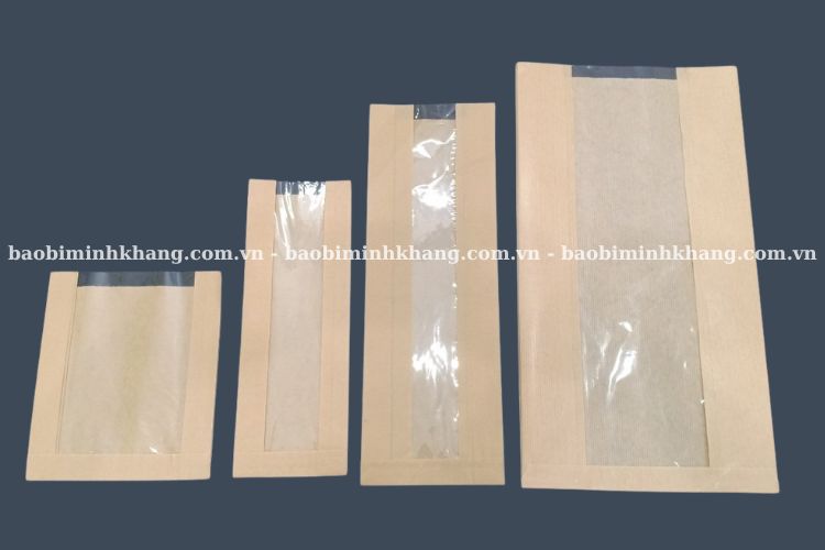 4 mẫu túi giấy đựng bánh mì có cửa sổ giá rẻ phổ biến