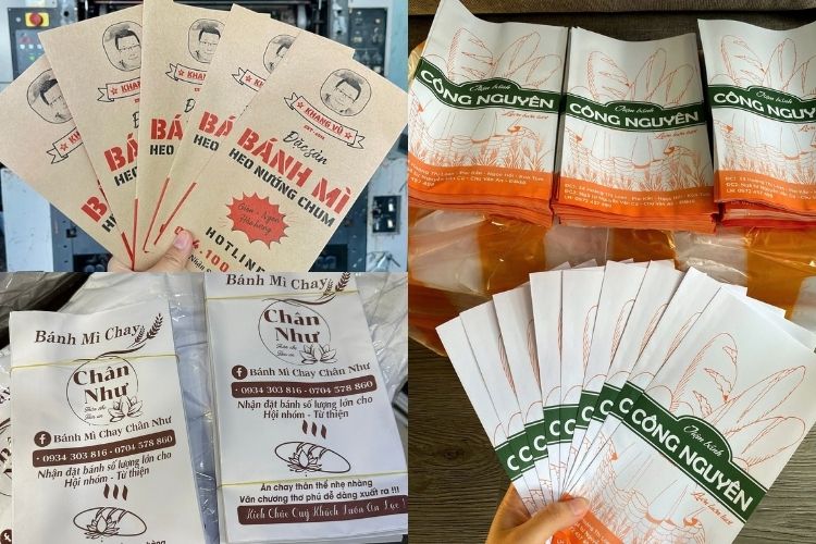 Các mẫu túi giấy đựng bánh mì phổ biến trên thị trường