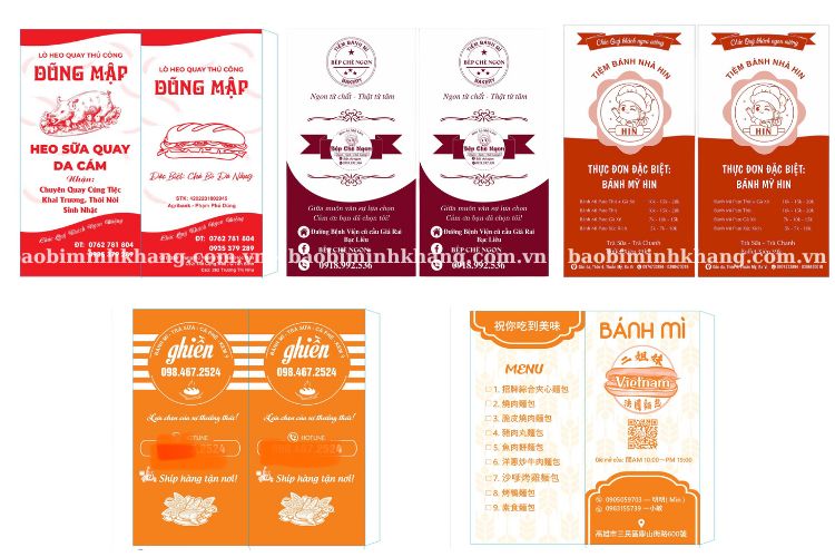 Dịch vụ thiết kế in ấn túi giấy đựng bánh mì