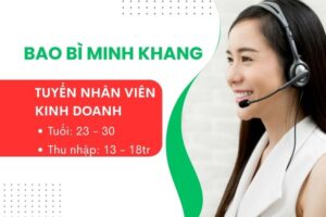 Minh Khang tuyển nhân viên kinh doanh