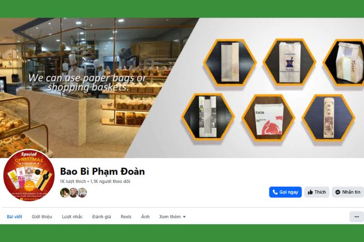 Công ty Phạm Đoàn sản xuất túi giấy bánh mì Đà Nẵng