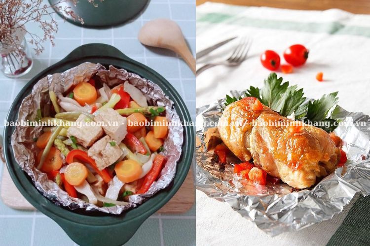 Độ ẩm thực phẩm ảnh hưởng khả năng giữ nhiệt của giấy bạc