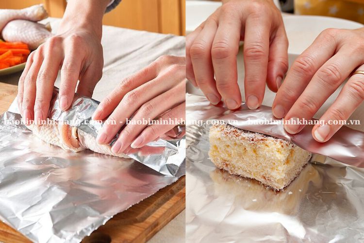 Giấy bạc giữ nhiệt kém hiệu quả nếu bọc lỏng lẻo