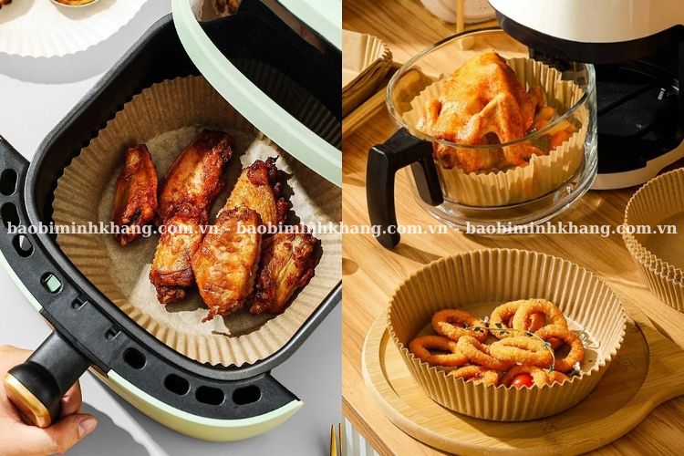Giấy nến có thể dùng để chế biến thức ăn trong nồi chiên không dầu