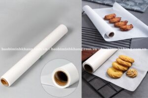 Giấy nến cuộn làm từ bột giấy tự nhiên, phủ silicon siêu mỏng