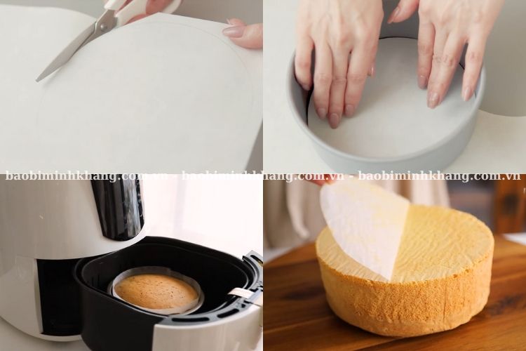 Giấy nến nướng bánh dễ dàng sử dụng