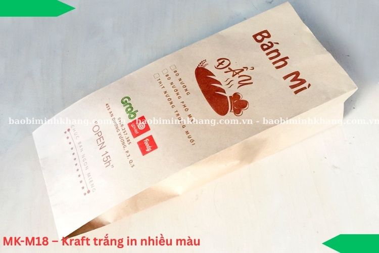 MK-M18 – Kraft trắng in nhiều màu sang trọng, thu hút ánh nhìn.