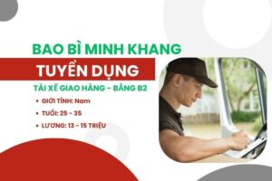 tuyển tài xế giao hàng