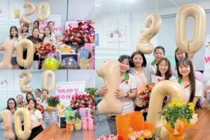 Ban lãnh đạo dành những lời chúc ý nghĩa cho nhân viên nữ