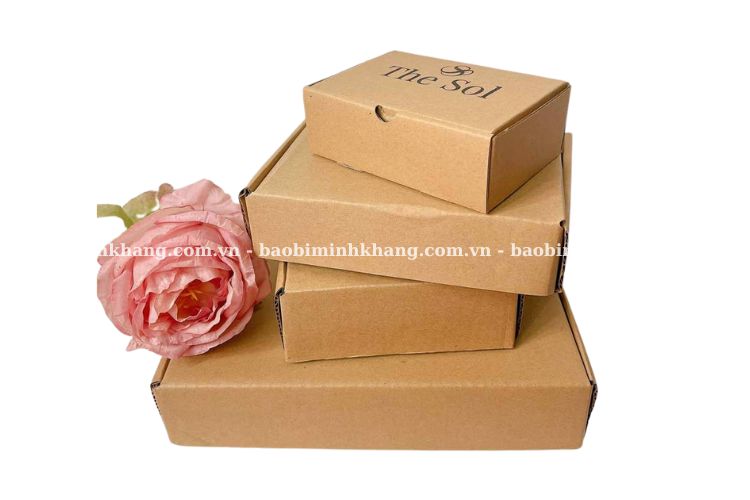 Hộp carton nhỏ tối ưu không gian vận chuyển và lưu trữ trong kho bãi