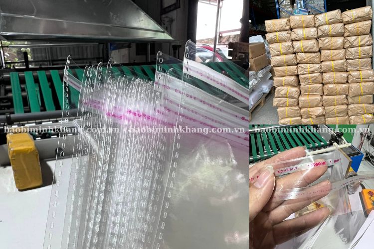 Minh Khang xưởng cung cấp túi dán miệng đựng quần áo giá sỉ