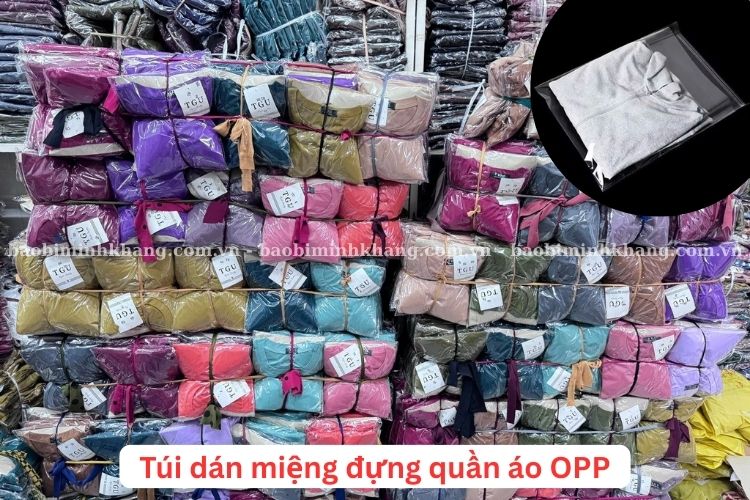 Túi dán miệng đựng quần áo